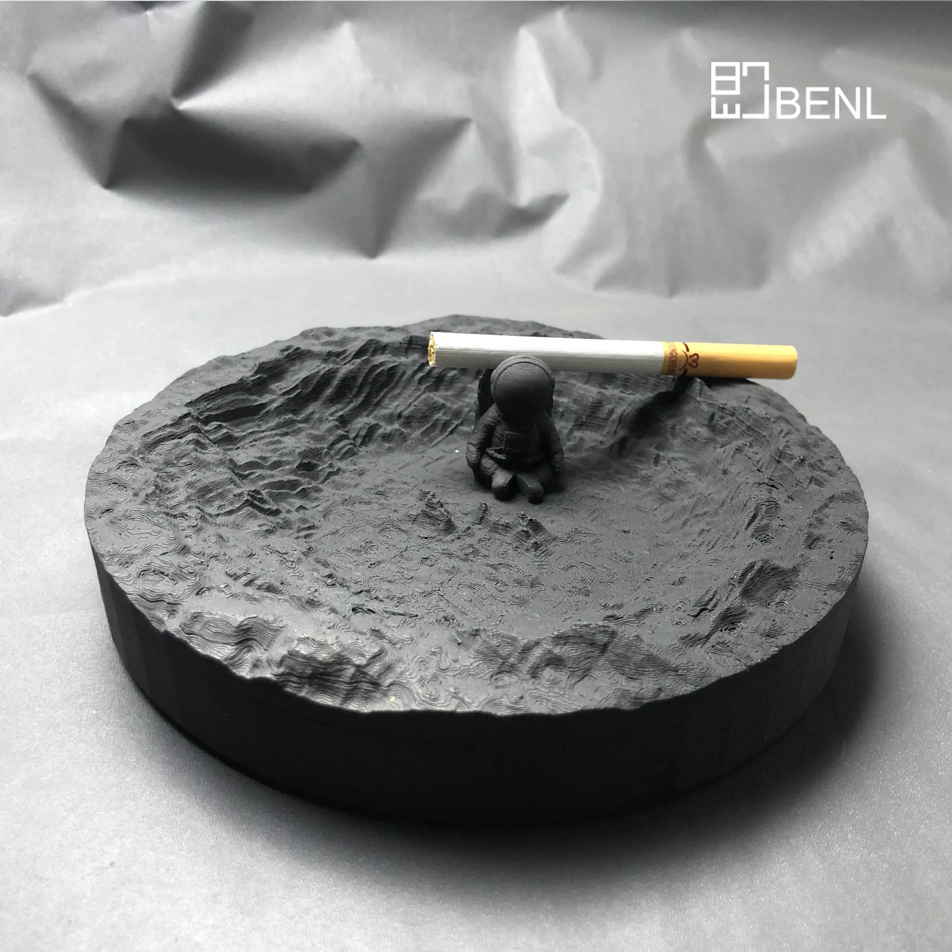 Nordic Crater Cement Ashtray Decoration, Portable Ashtray, Creative Cigarette, Trend, Northern Europe