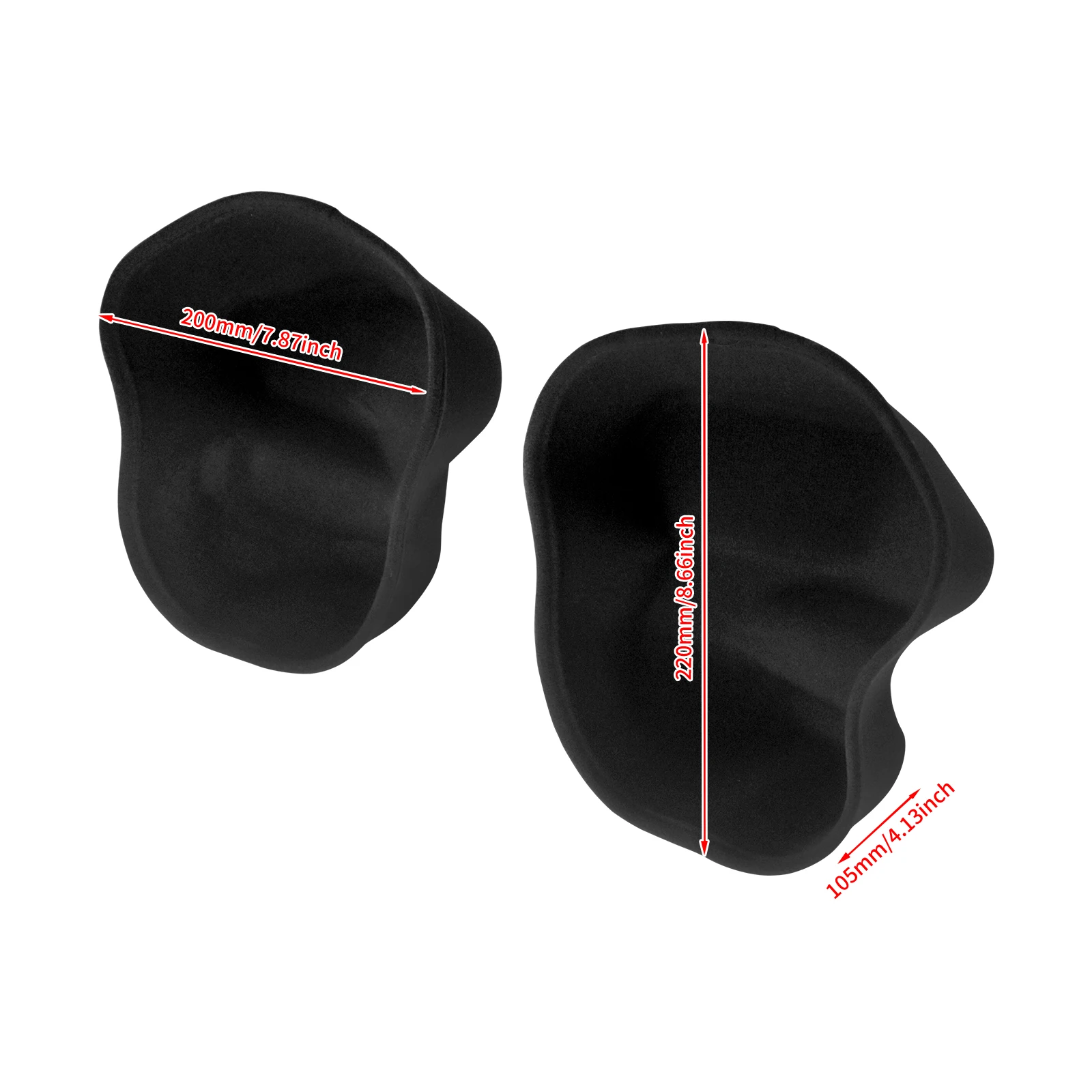 2 قطعة هدية دراجة نارية السفلى المجهزة صندوق القفازات بطانة عدة ل هارلي بجولة إلكترا شارع الإنزلاق الطريق الملك FLHR FLHT 1983-لاحق #4