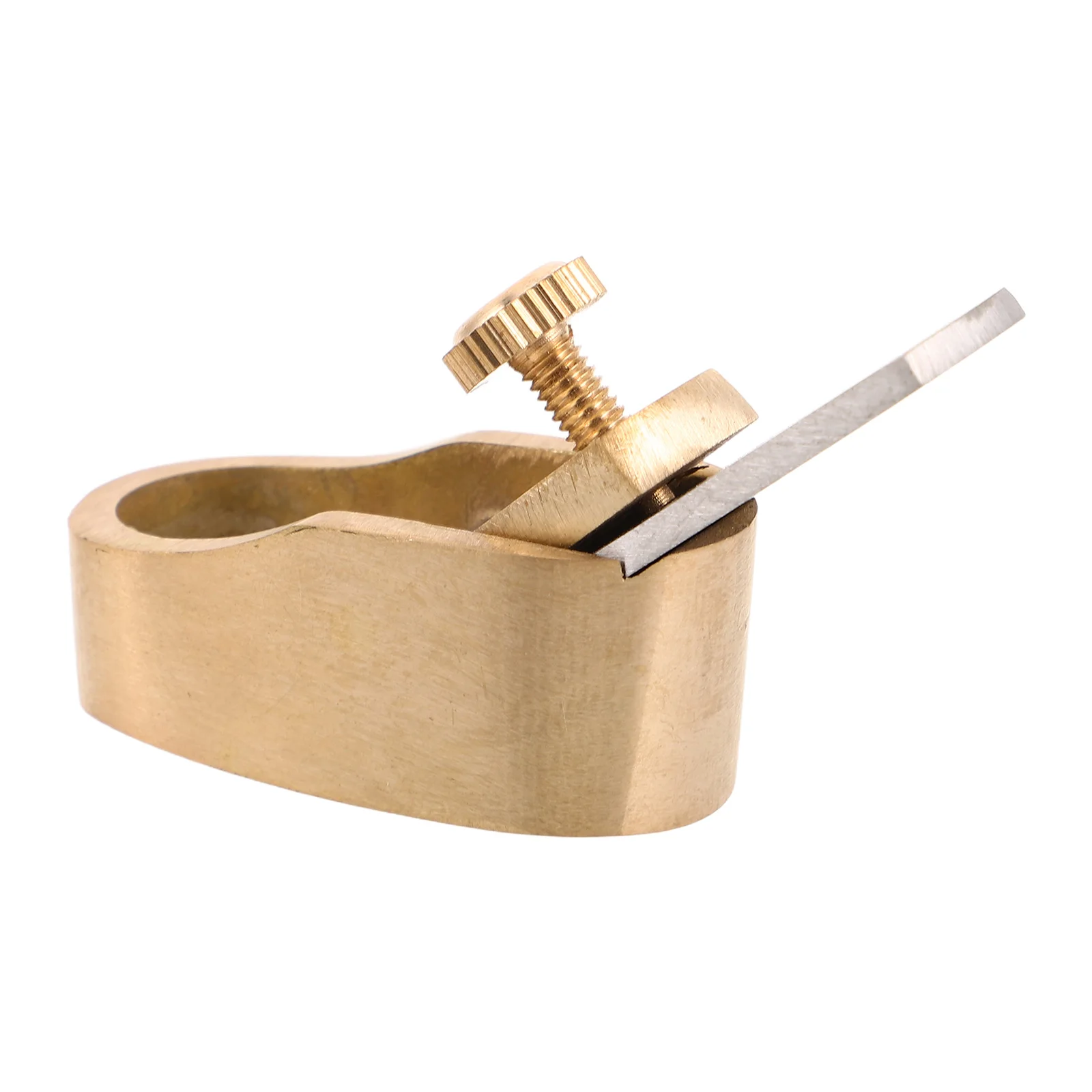 

Brass Luthier Mini Thumb Planer for Violin Making Sturdy Precision Compact Design Woodworking Accessories Craftsmanship Tool