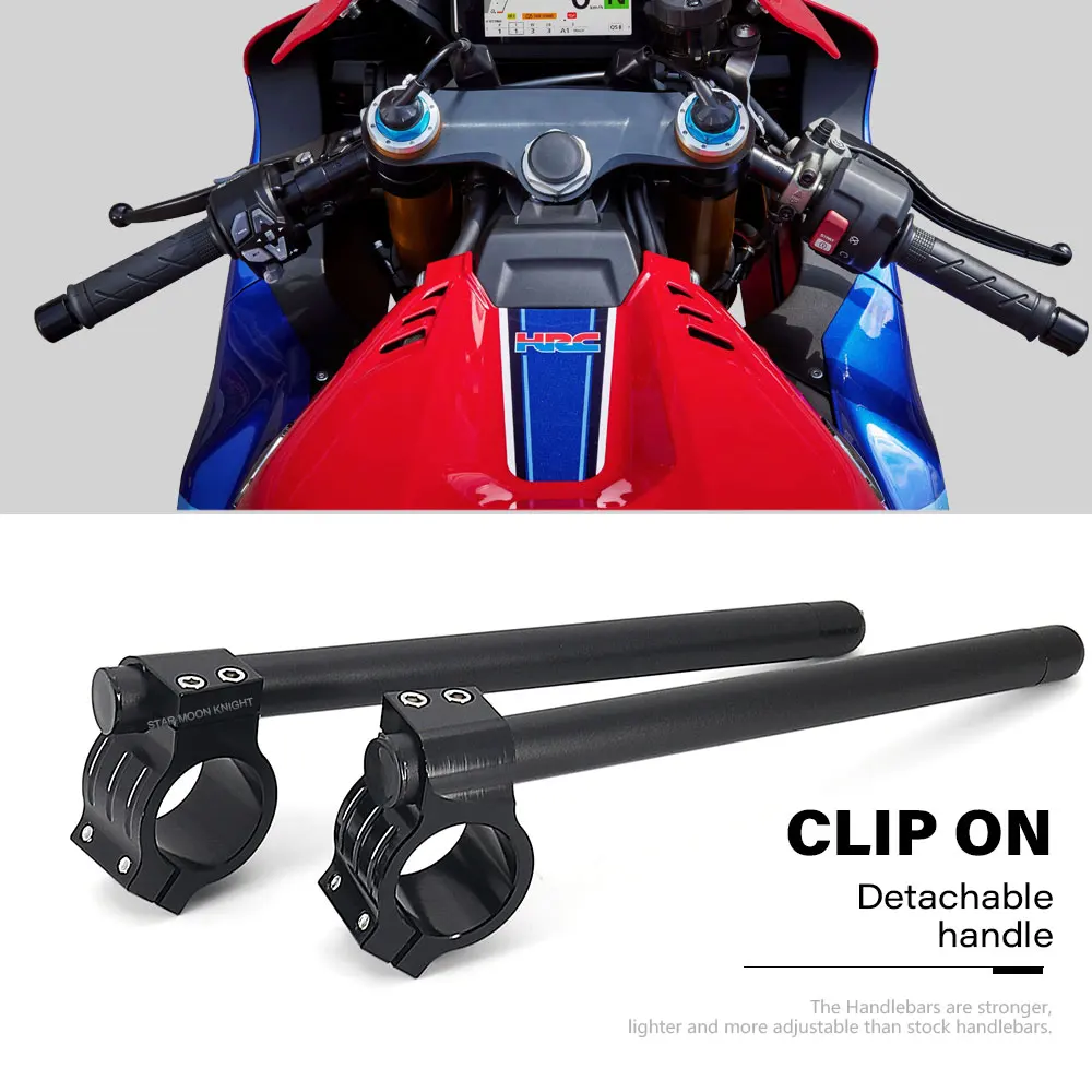 Clip on Fork Riser Regular Handlebar For Honda CBR1000RR CBR954RR RVT1000R RC51 CBR650R CBR600RR CBR500R CBR300R CBR250R CBR125R