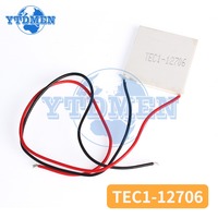 1-5PCS TEC1-12706 12706 Thermoelectric Cooler Peltier 40*40mm 12V Cooling Peltier Elemente Module