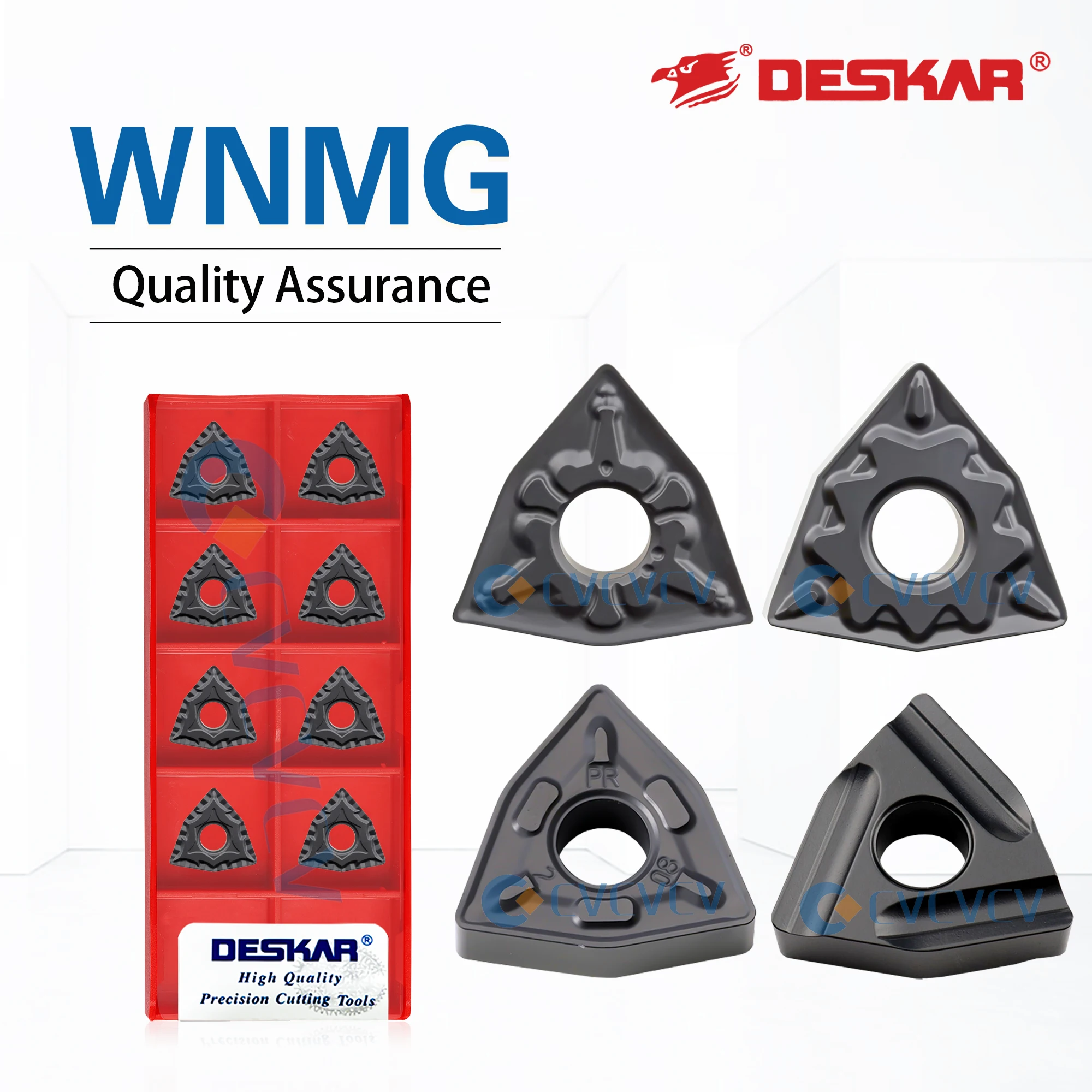 

DESKAR Numerical Control 100% Original CNC lathe WNMG080404, /080408/080412, TM/ PR/ CM/ CQ/HQ//LF9118 Triangles Cutting Toolss
