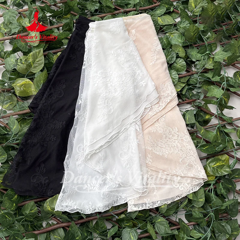 Spódnice do tańca baletowego dla kobiet seksowna koronkowa spódniczka Tutu joga balet sztuka egzamin praktyka ubrania dziewczęca odzież do treningu tanecznego