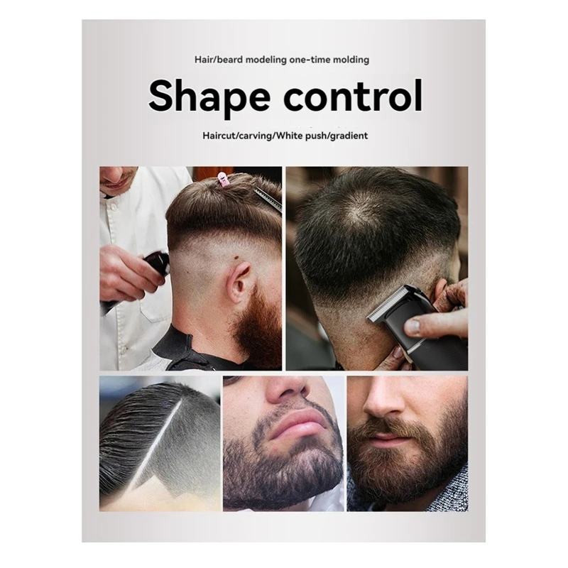 ماكينة حلاقة شعر كهربائية لفخذ الرجال ، ماكينة حلاقة للجسم متعددة الاستخدامات ، شاشة رقمية ، مقاومة للماء