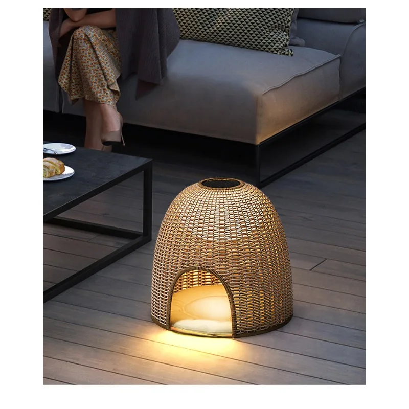 Solar Light Outdoor Light Garden Waterproof Nest Villa Floor Household Table Garden Terrace