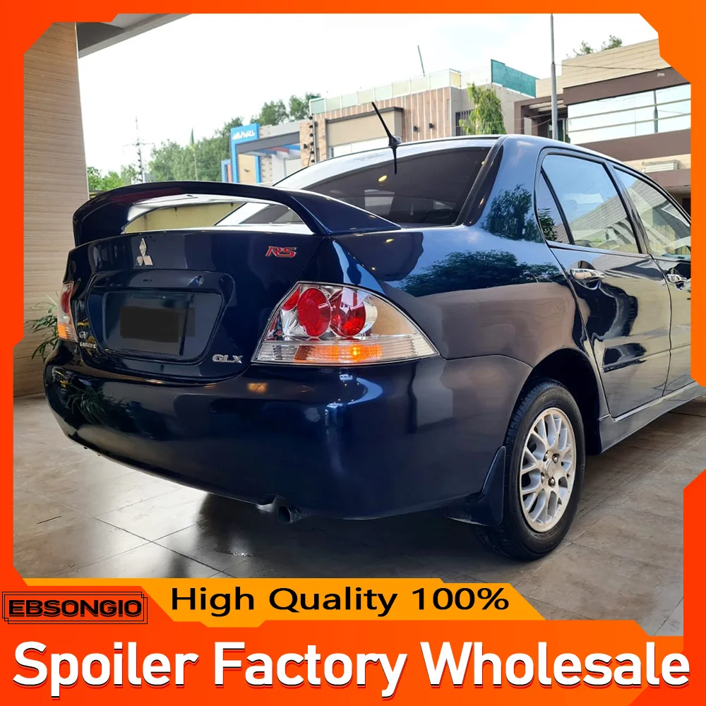 

Глянцевое черное заднее крыло спойлера для Mitsubishi Lancer 2003-2008 годов, верхние крылья, черный комплект для губ, автомобильные аксессуары, обновление