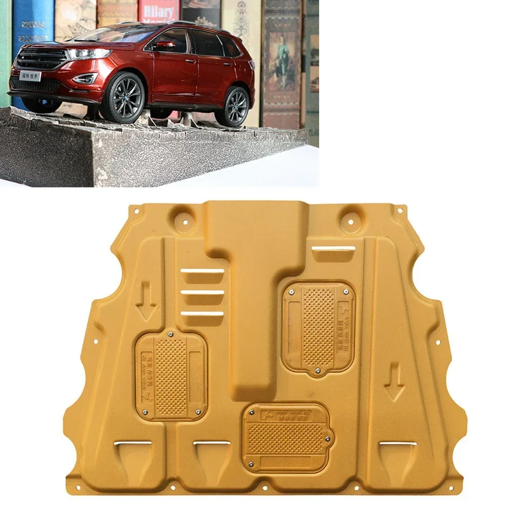 New！ Mud Fender Plate Cover For Ford Edge 2015-2018 Under Engine Guard Board Splash Shield Golden Car Mudflap Mudapron Mudguard