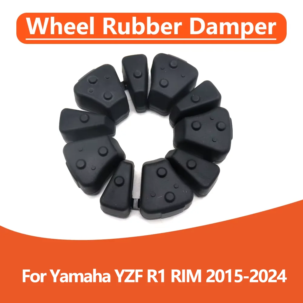 

Motorcycle Rear Wheel Drum Hub Cushion Sprocket Rubbers Damper Absorber For Yamaha YZF R1 YZFR1 YZF-R1 RIM 2015-2024