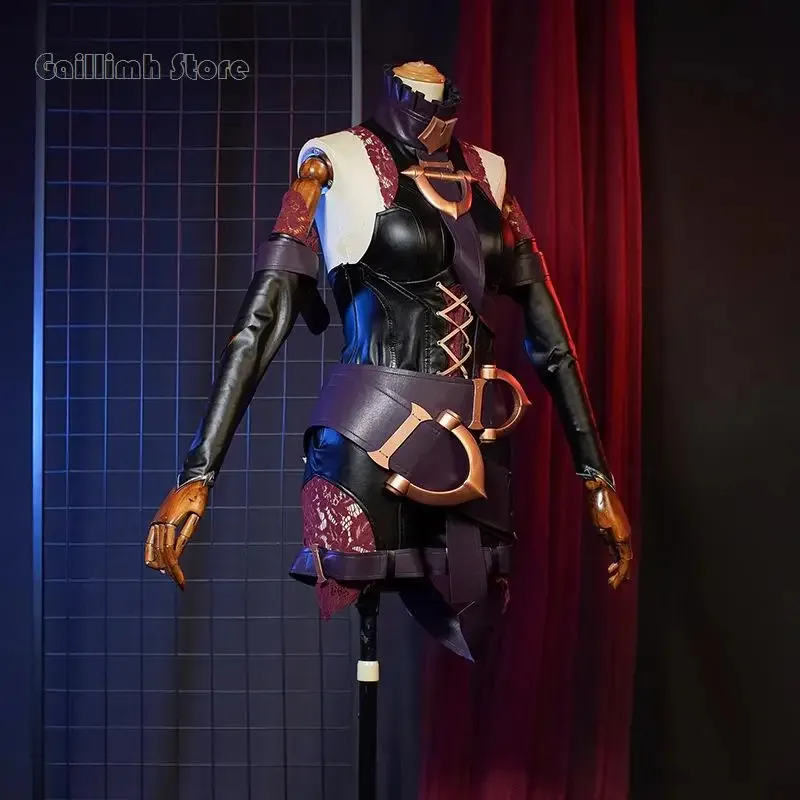 2025 11 لعبة LOL The Restrained Hunger Briar زي الهالوين المرأة مثير البدلة شعر مستعار تأثيري #5