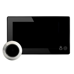 Mirilla de puerta HD de 4,3 pulgadas, gran angular de 145 grados, timbre inteligente Digital TFT, Ojo de puerta a Color, Monitor de cámara de seguridad para el hogar