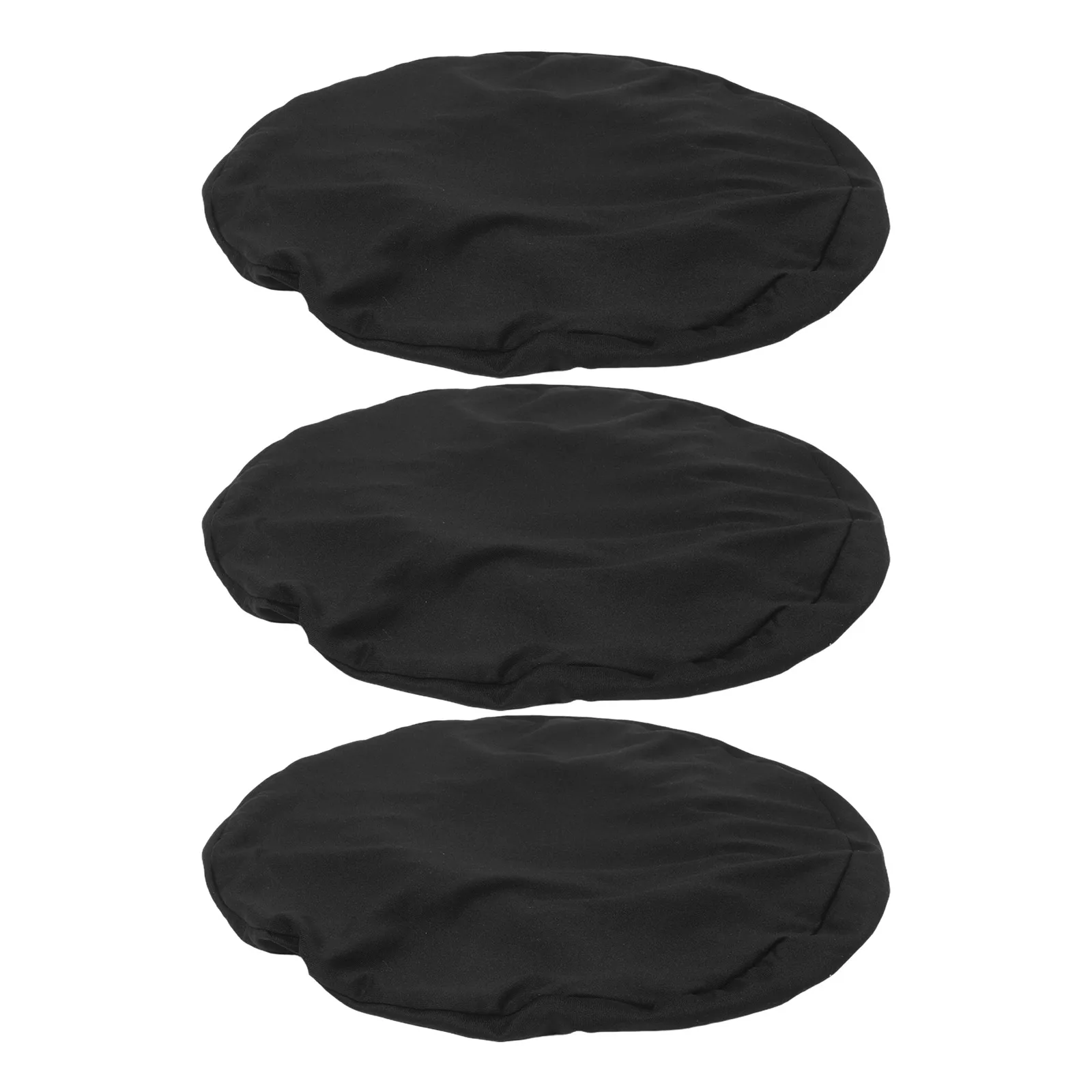 

3 Pcs Elastic Stool Set Round Cushion Cover Covers Stretch Chair Slipcover with Seat