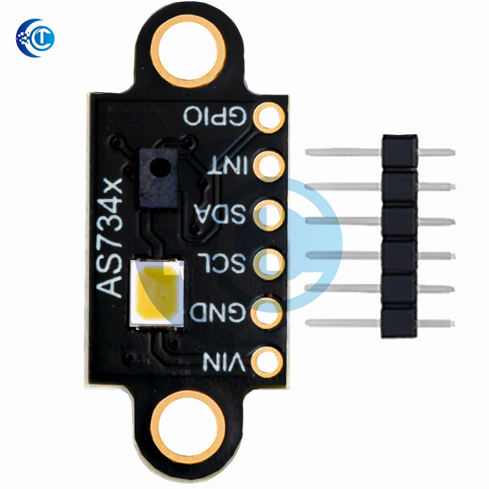 Visible Spectral AS7341 AS734x Sensors Module Color Temperature Illuminance High Accuracy Color Detection For Arduino