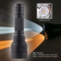 Convoy C8 Plus Flashlight with W5050SQ3 Led Long-range Thrower Spot light18650 Torch 12 Groups Portable Tactical Work