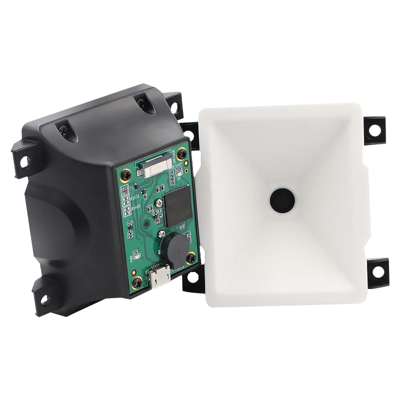 High Quality Fixed Mount 1D 2D QR  Barcode Scanner  EP6000 for Kiosk Access Control Iot POS with USB TTL RS232 Wiegand Interface