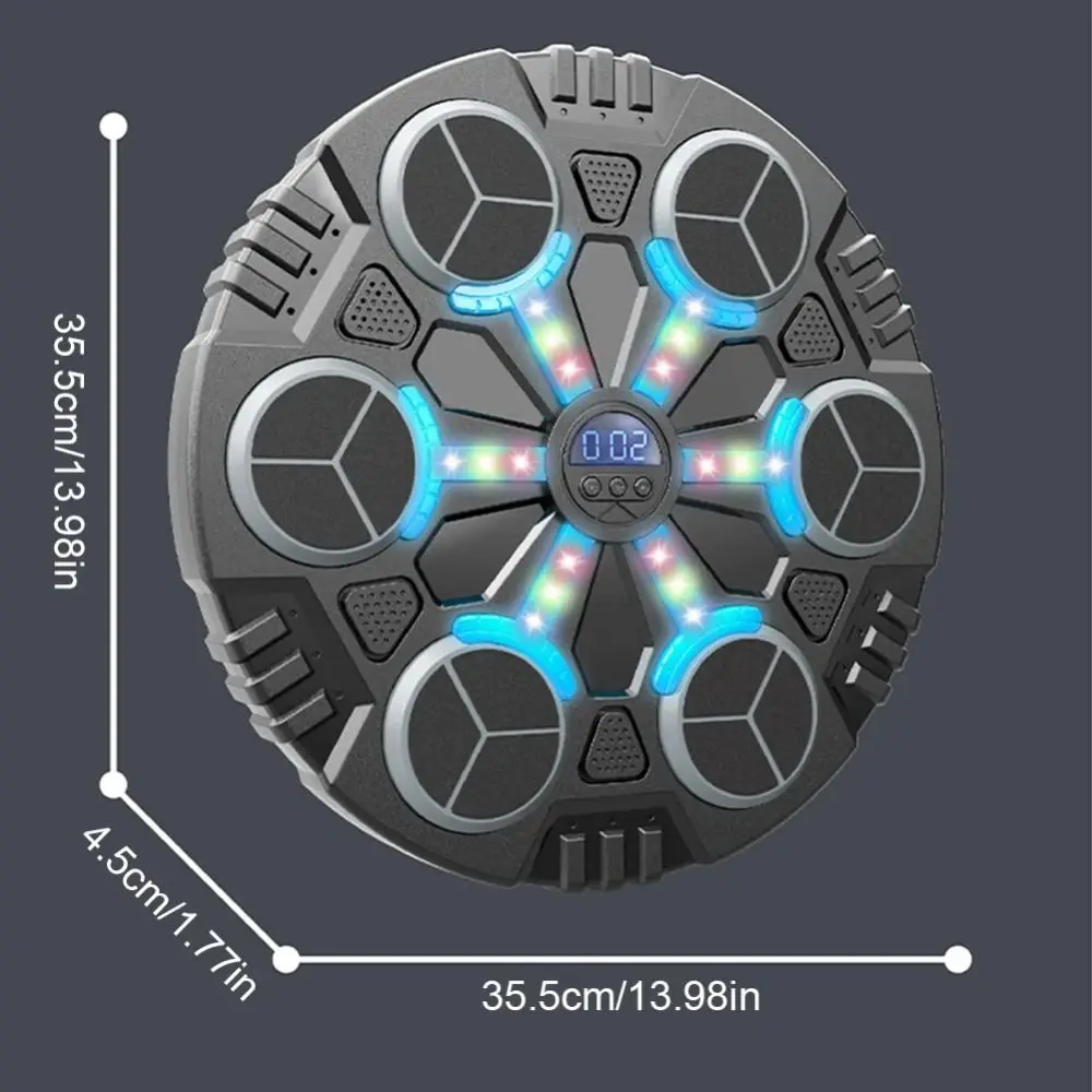 Bluetooth Connection Smart Music Boxing Machine Noise Reduction 3 Speed Adjustment Electronic Boxing Trainer Volume Adjustment