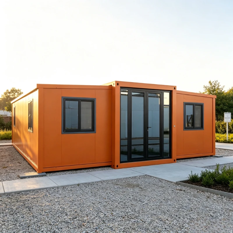Luxurious Prefabricated Houses Customizable Living Modules Outdoor Camping Mobile Houses Expandable Folding Container Houses