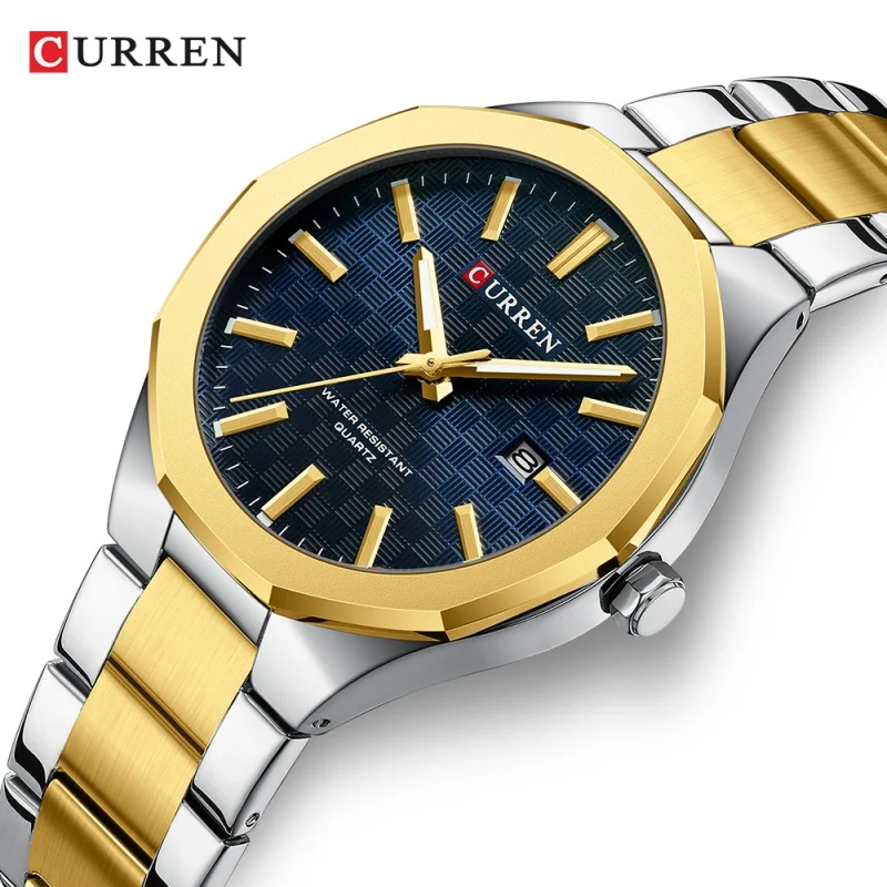 CURREN 8477 Elegant Quartz Watches for Man Calendar Waterproof Luminous Business Fashion Casual Men's Wrist Watch reloj hombre