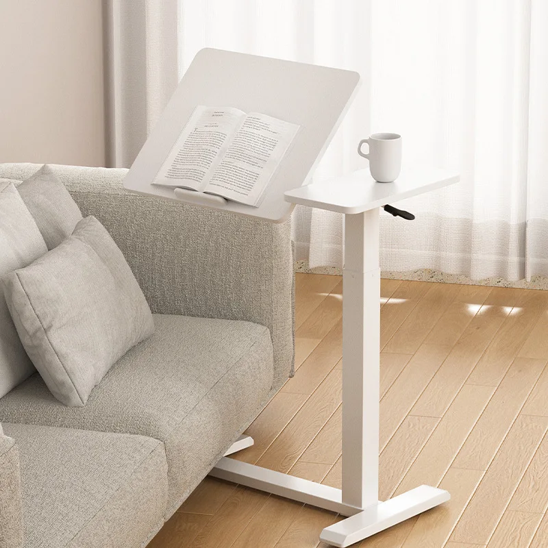 2026 New Light Luxury Living Room Sofa Bedroom Coffee Table Computer Table Movable Pneumatic Lift