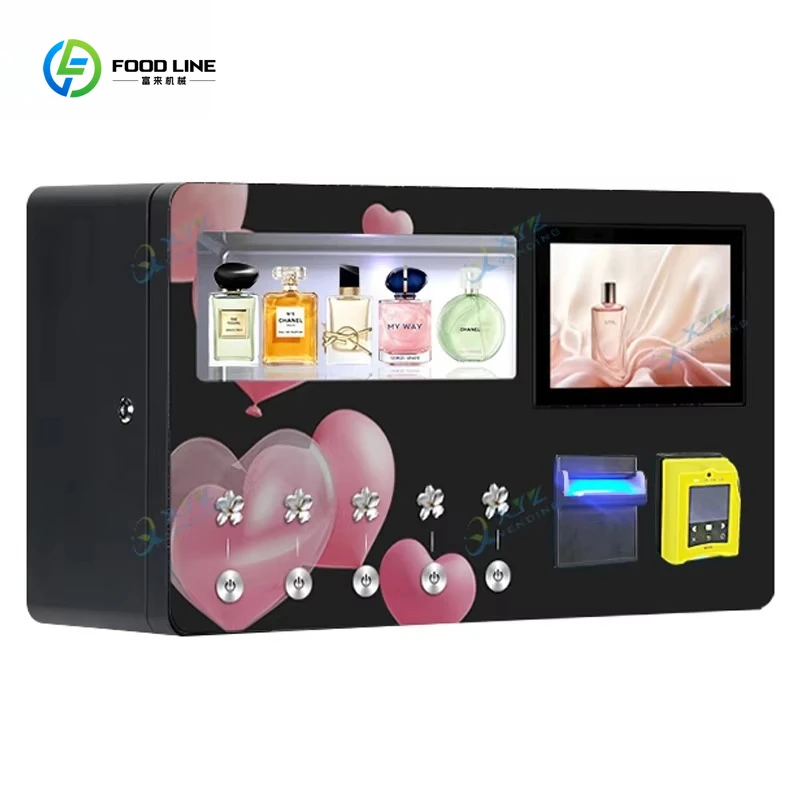 

Custom Design Automatic Smart Wall Mounted Spraying Perfume Vending Machine for Sale