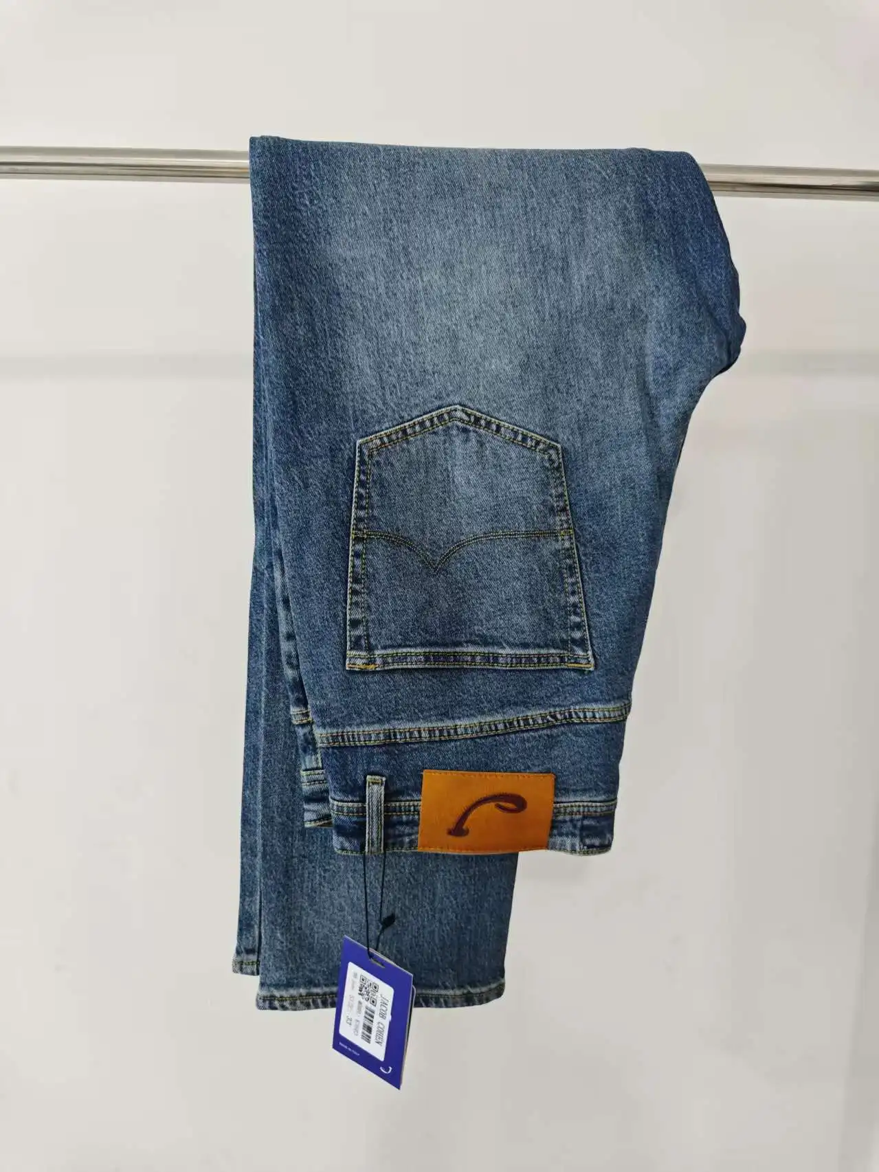 BLLIYOSS Light Luxury Classic Casual Pants Lightweight Jeans Men 2026 FW Fashion Straight Leg pants Old Money size: 30-42