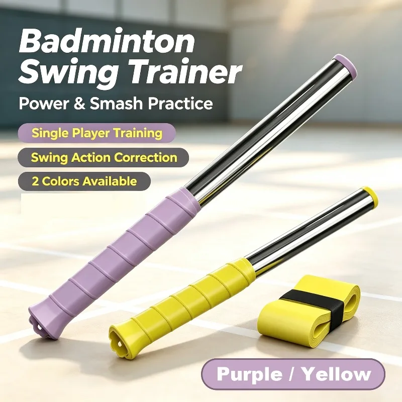 Badminton Swing Trainer Correction Tool For Forehand & Backhand Training Aid Equipment Badminton Power Trainer Hot Sell