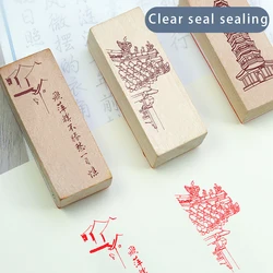 Customize DIY wooden rubber stamps for scrapbooking stationery scrapbooking standard stamp gift for kids