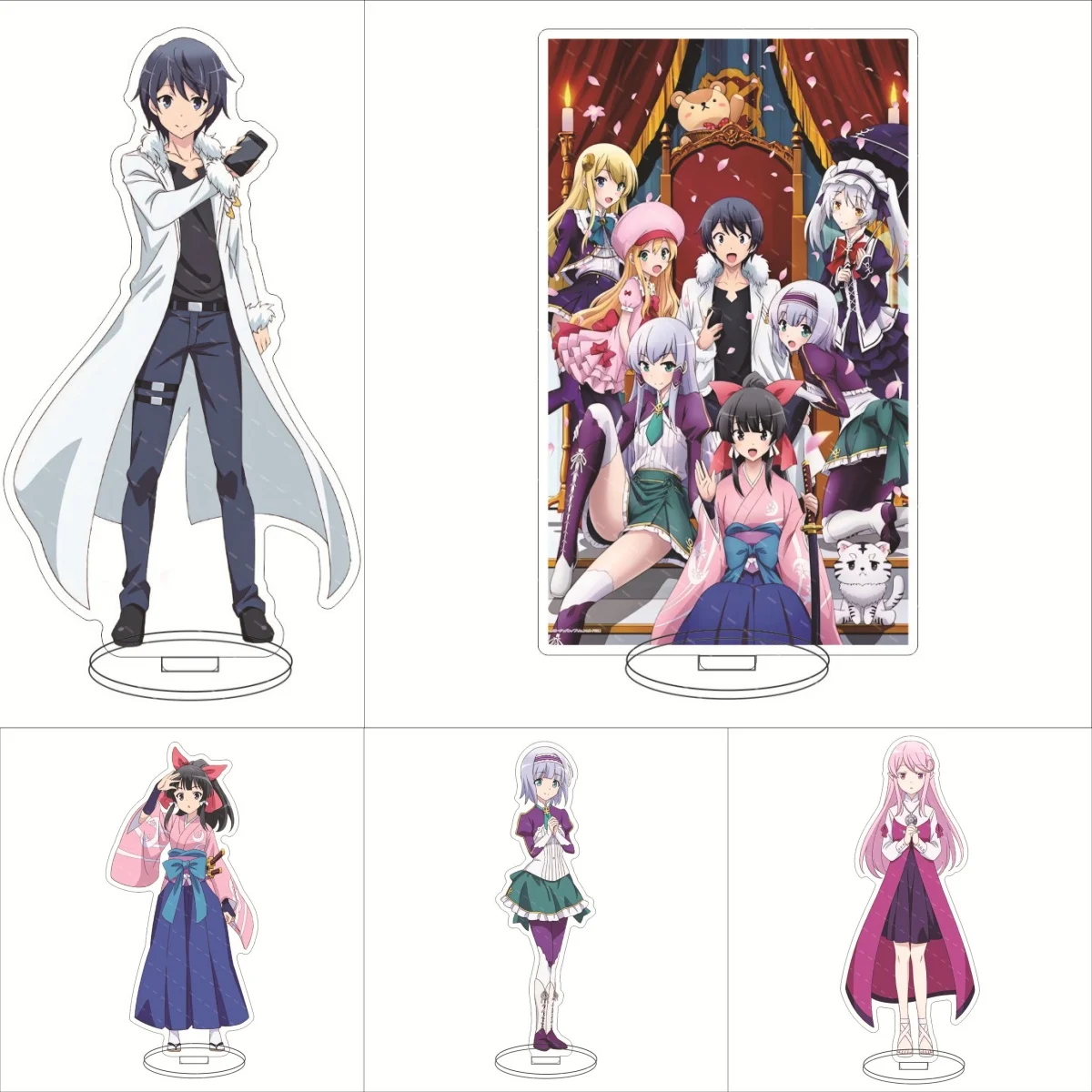 Anime In Another World With My Smartphone Upright Tabletop Decoration Acrylic Game Cartoon Student Society Stand Gift