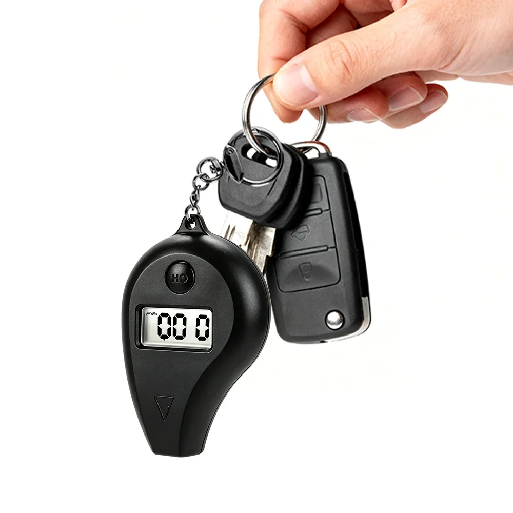 2026 New Mini Portable Car Tire Gauge With Digital LCD Display Auto Car Motorcycle Tire Safety Alarm Testing Tools