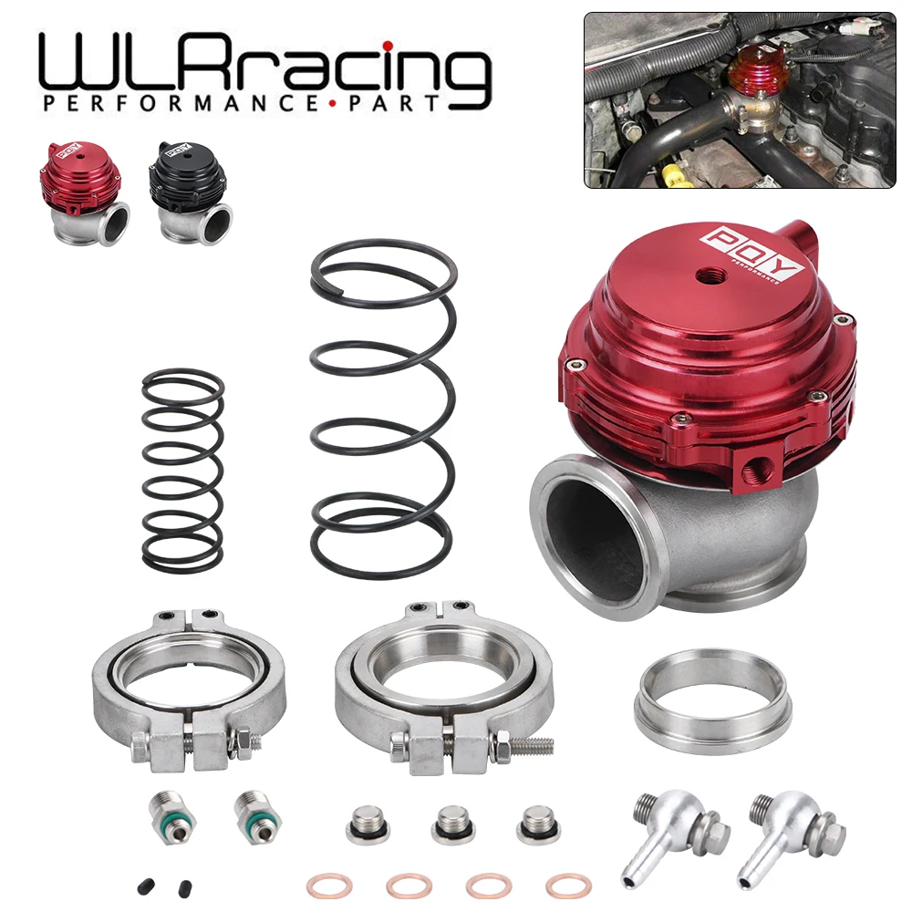 

Water cooler 44mm Wastegate external turbo red/blue/black With Flange/Hardware MV-R Water-cooled w/ logo WLRR5834