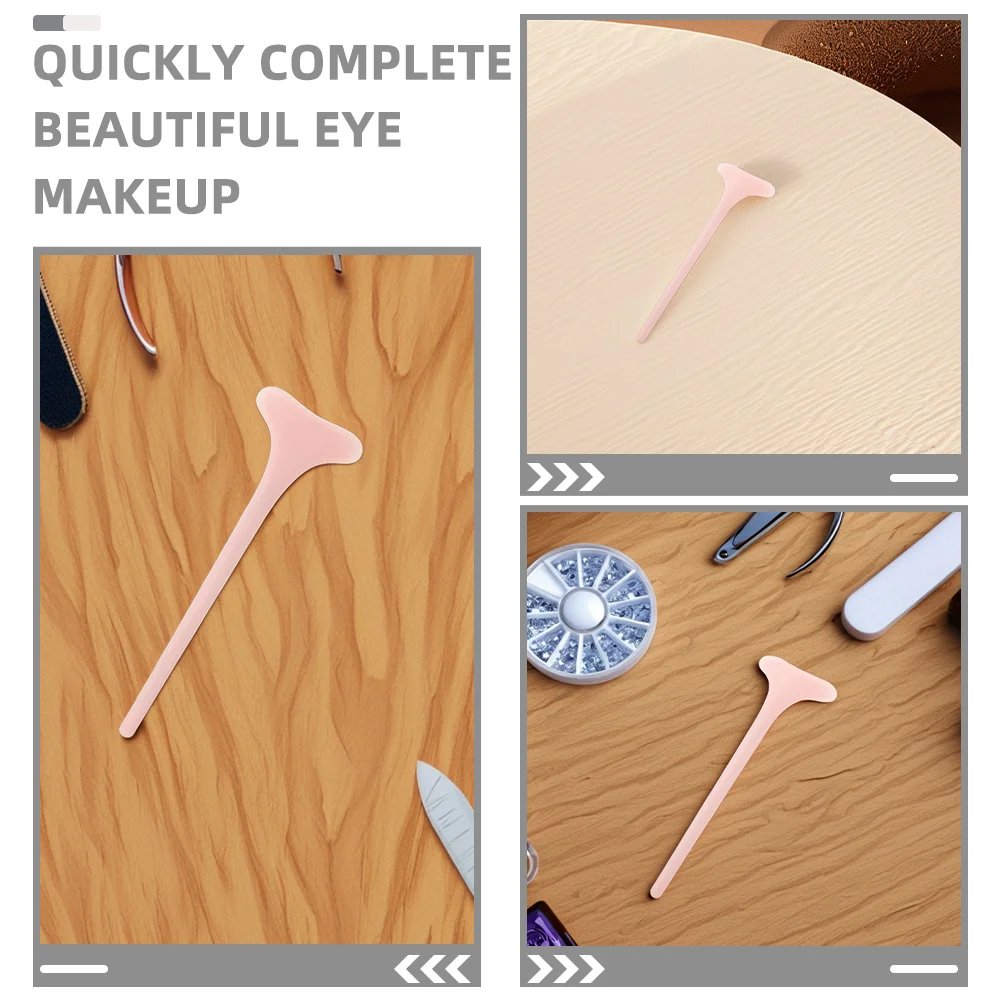 2PCS Eye Makeup Tools Plastic Eyeliner Guide Hooded Eyes Cream Under Applicator Stencil Mascara Wing Shield Lash Guard Precision