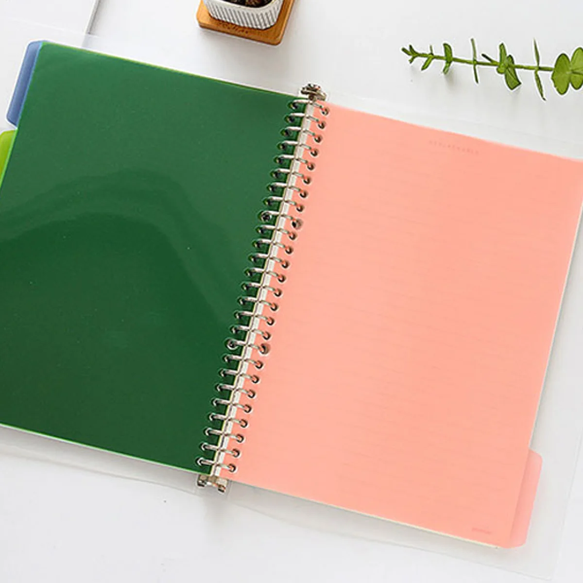 

Page Dividers Insertable Binder Tabs Pp Material Office School Stationery Supplies Clear Document Separator Labels
