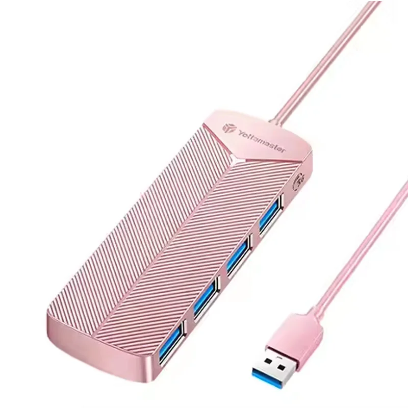 Yottamaster 5 Gbit/s 4-in-1 USB3.0-Hub, USB-HUB-Adapter, Erweiterungsdock, ultraflacher OTG-Adapter Typ C für PC, iOS, Computerzubehör