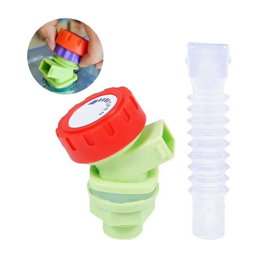 Barrel Dustproof Plug Plastic Wine Juice Bottle Cleaning Brush Camping Extension Tube Water Bucket Tap Knob Type Water Faucet