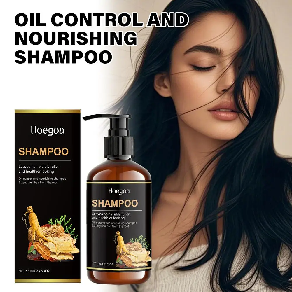 여성용 탈모 방지 샴푸는 손상을 줄이고 두피를 진정시킵니다. 천연 영양을 공급하는 인삼과 생강 샴푸 데일리 헤어 N6L3