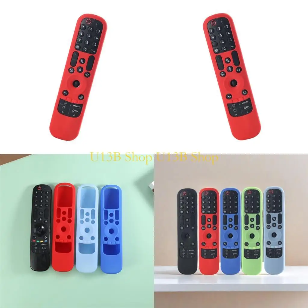 U13B Flexible Remotes Control Cover Glow In Dark Environment Scratch Resistant Smooth Texture