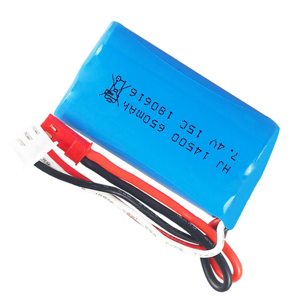 Lipo Battery For Syma F1 BR6802 HJ370 W608-7 YD712 YD921 RC helicopter toy accessories 7.4V 650mAh 14500 15C Battery JST/SM Plug