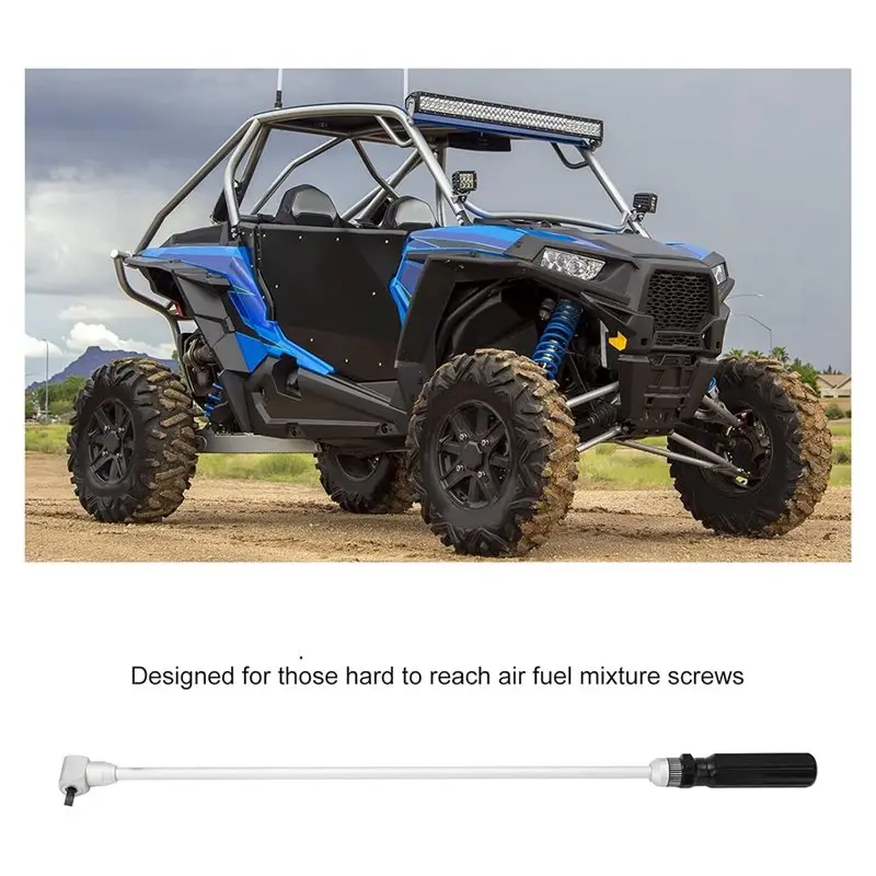 A98M Pilot Screw Adjustment Tool For Carburetor For Carb ATV UTV Snowmobile 90 Degree Angle Head Design