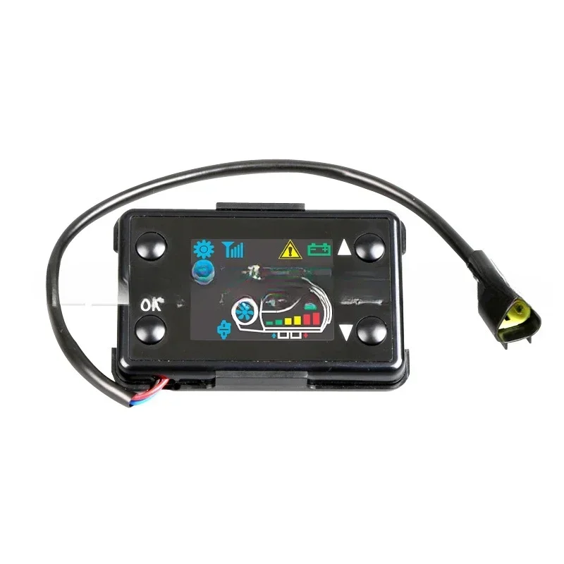 LCD Switch Parking Heater Controller Remote Control Timing Temperature