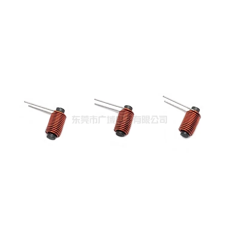 Horizontal 2x7mm 6UH 0.3x28.5T  R Rod Core Inductor Filter Coil