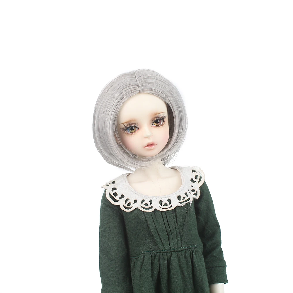 

Aidolla 1/3 Short Bangs Straight Hair Gradient Color High Temperature Fiber Wig For DIY BJD/SD Doll