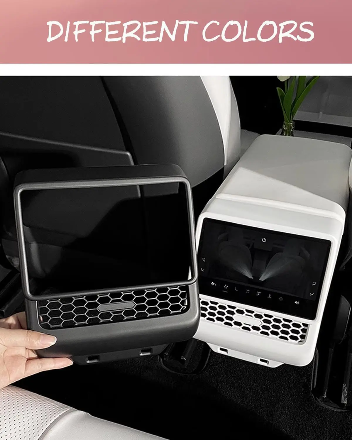 Rear Screen Cover for Tesla Model 3 Highland Rear Anti Kick Cover Back Air Vent Trim Protective Cover New Model Y Juniper 2025