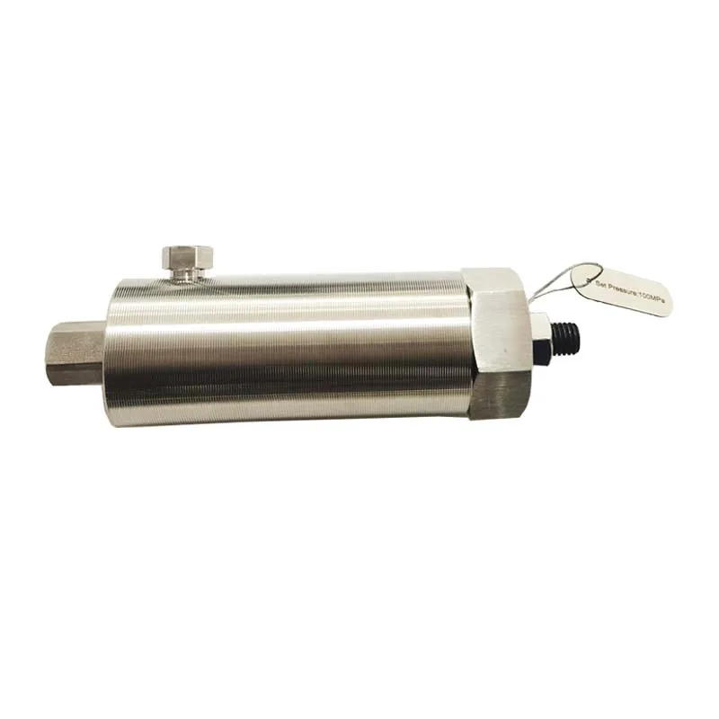 RV20 Stainless Steel 316 10000-20000PSI Adjustable Safety Pressure Relief Valve For Test Bench