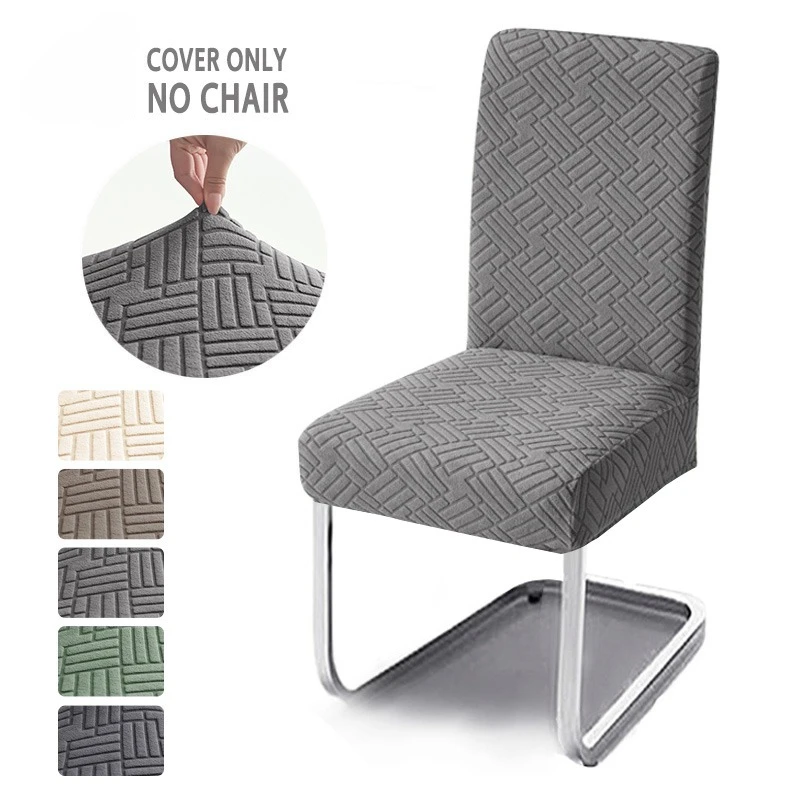 Housses de chaise de salle à manger en Jacquard, extensibles, pour Banquet, siège réglable et amovible, pour la maison et le mariage, 1/4/6 pièces
