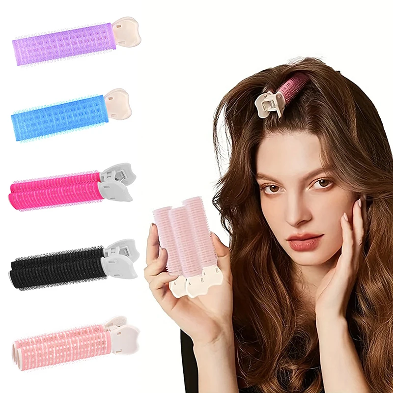 

Bangs Hair Root Fluffy Clips Lazy Hair Top Styling Hairpins Hair Rollers Natural Bangs Curling Barrettes Hair Clips Curlers Tool