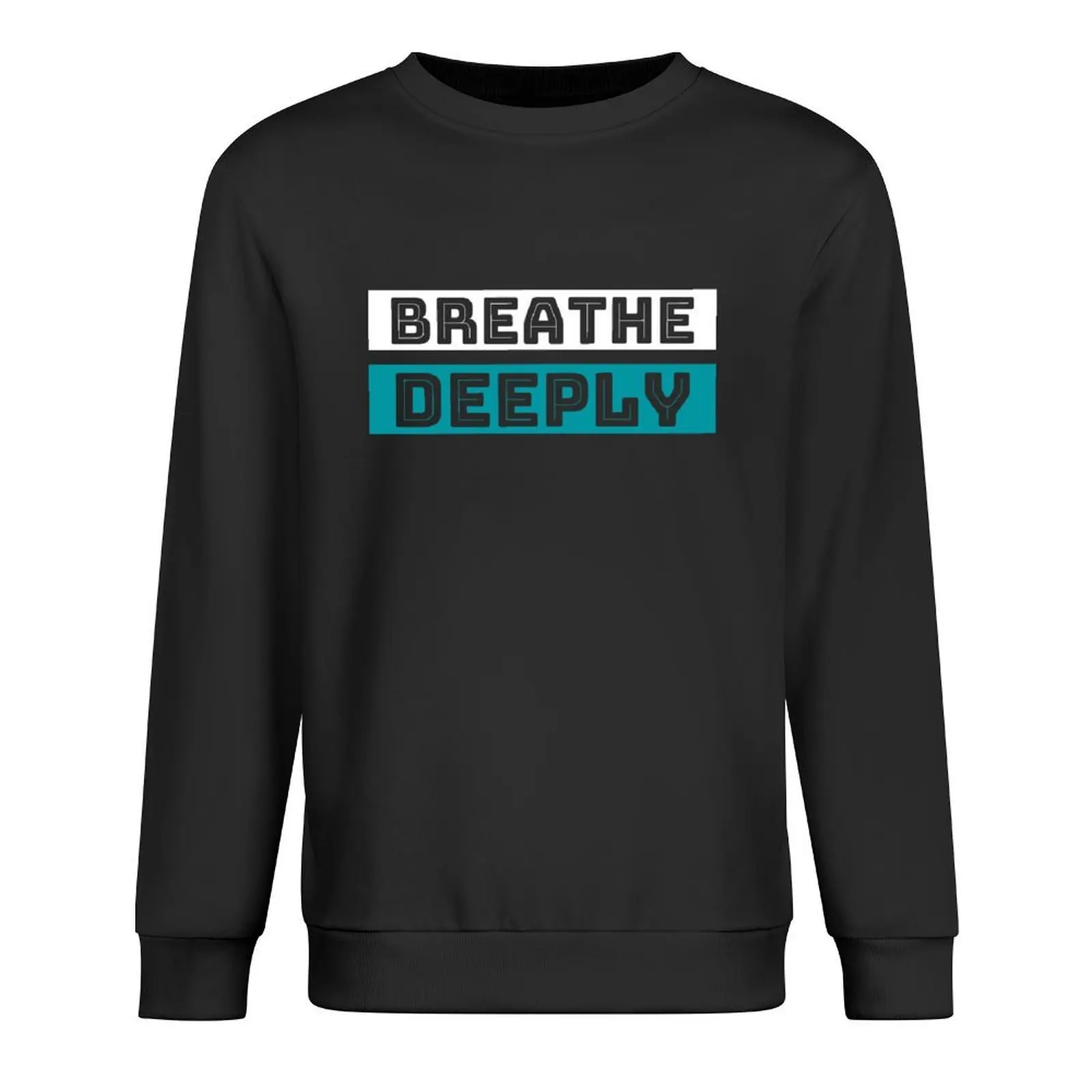 

BREATHE DEEPLY Pullover men's sweat-shirt autumn jacket men male clothes men wear men sweatshirt