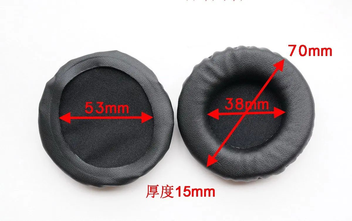 V-mota-ヘッドフォン、修理部品用の交換用クッション、黒、1ペア、denon DN-HP500s、DN-HP500と互換性のあるイヤパッド