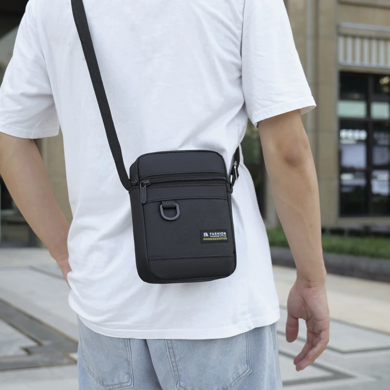 

Small Crossbody Bag Man Multifunction Single-Shoulder Bags Leisure Lightweight Mobile Phone Bags High Quality Man Messenger Bag