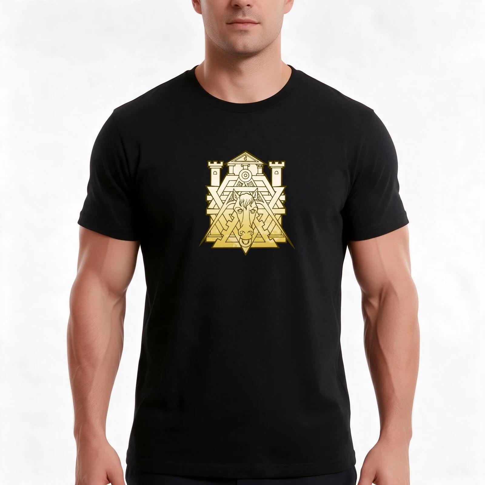 Sorcerers Crusade: Order of Reason: Craftmasons T-Shirt, Summer Casual Cotton Tee, Oversized Streetwear Tops, Unisex Men Women