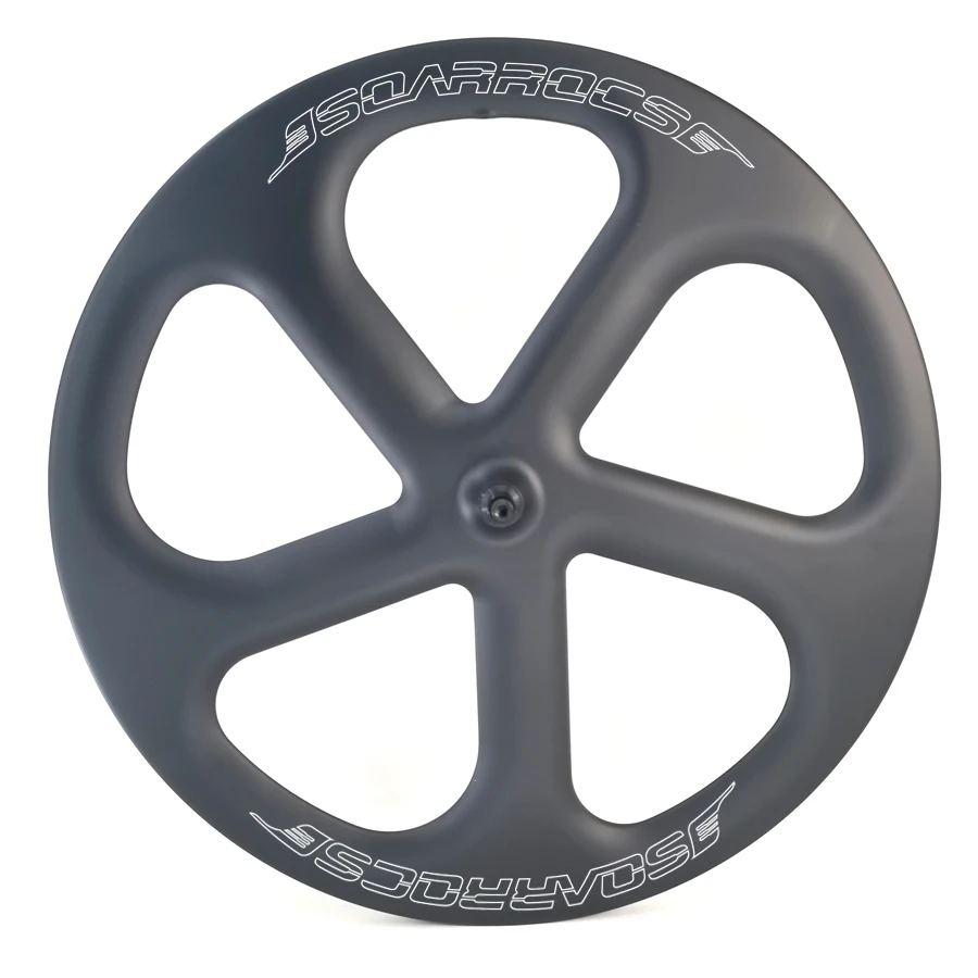 

SoarRocs 700C 25mm Wide Tubular Front Track Bike Wheel 5 Spokes Road Bicycle Wheels Ultralight 900g Carbon Five Spokes Wheelset