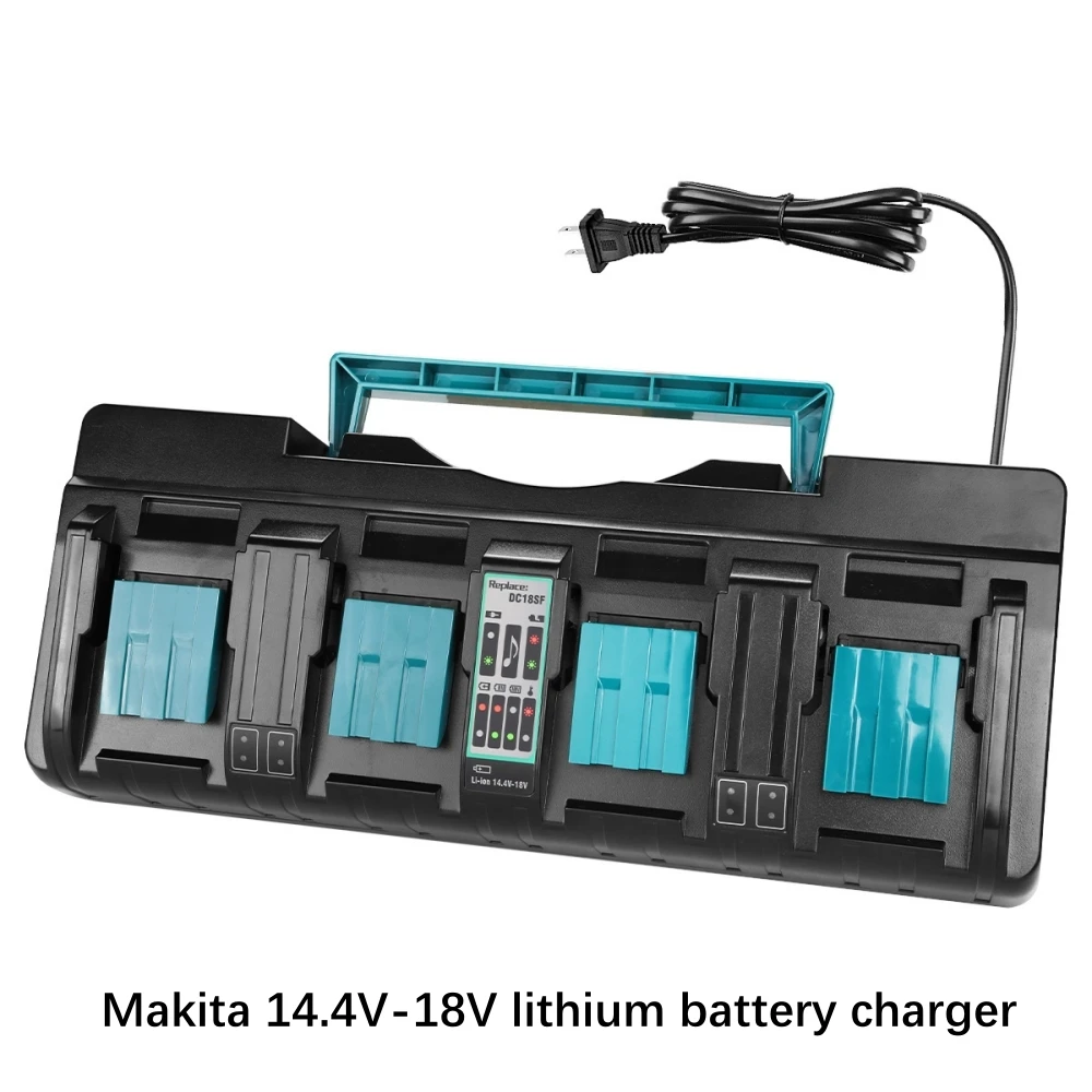 14.4-18v 12-20v Lithium Battery Compatible Charger Four Slots Independent 3a Fast Charging 디월트 충전기 디월트 배터리 충전기